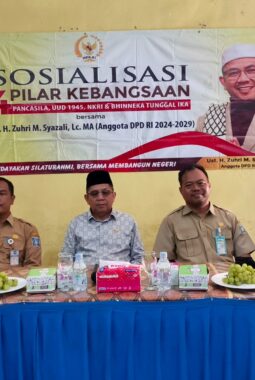 Di SMKN 1 Tempilang, Ust. Zuhri Tanamkan Semangat Empat Pilar kepada Generasi Muda